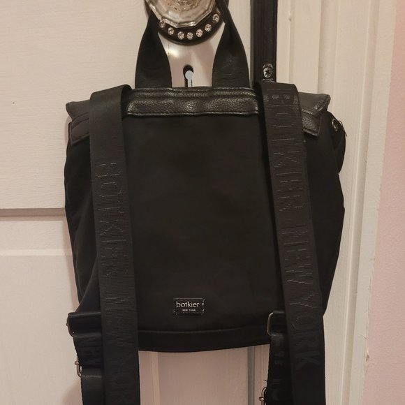 Botkier Backpack Purse Black Leather - Picture 3 of 6